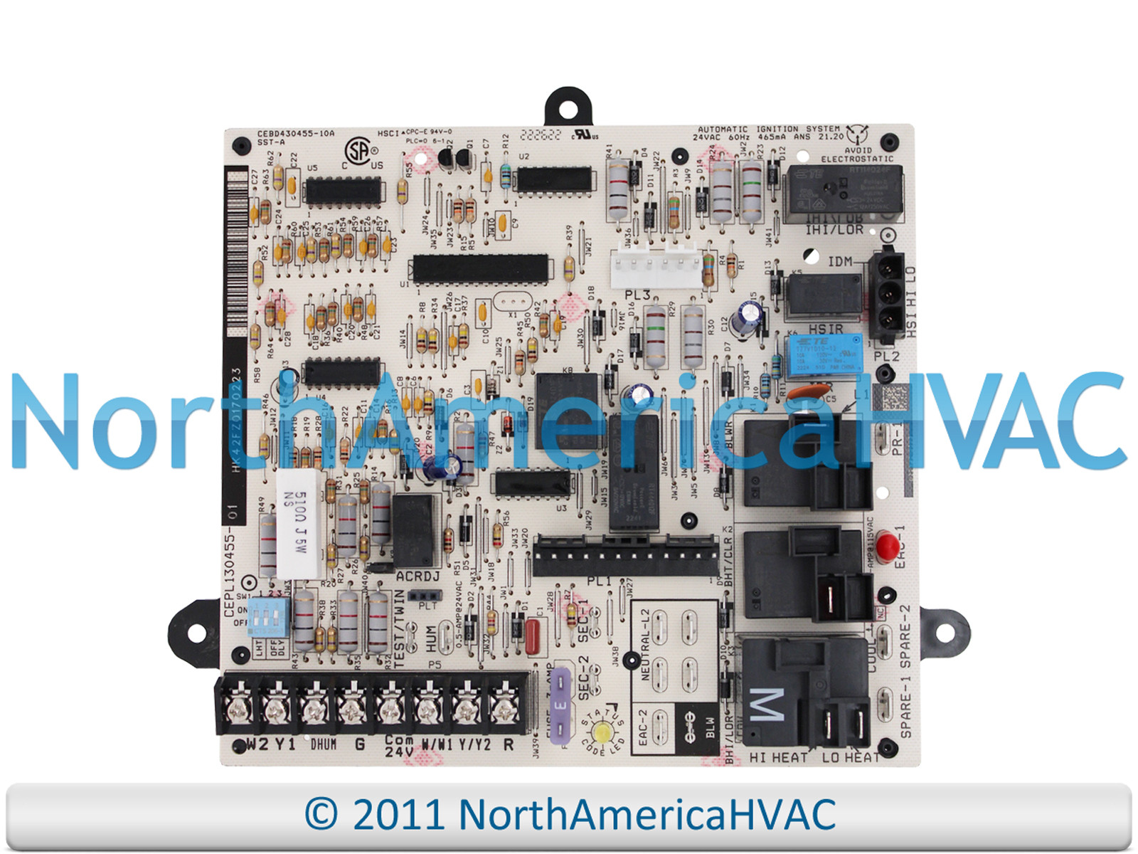 OEM Carrier Bryant Payne Furnace Control Board Replaces CEPL13045501